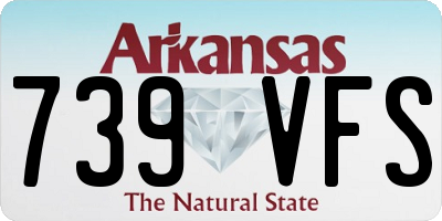 AR license plate 739VFS