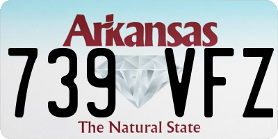 AR license plate 739VFZ
