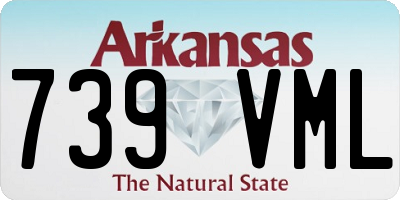 AR license plate 739VML