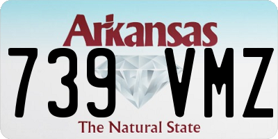 AR license plate 739VMZ