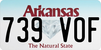 AR license plate 739VOF