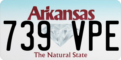 AR license plate 739VPE