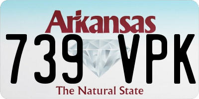 AR license plate 739VPK
