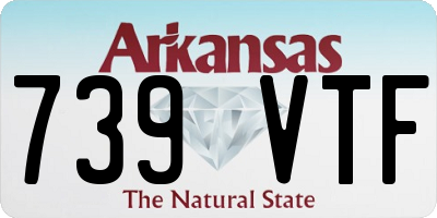 AR license plate 739VTF