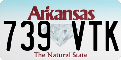 AR license plate 739VTK