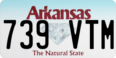 AR license plate 739VTM