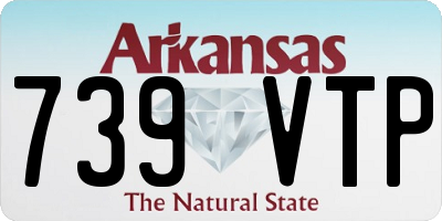 AR license plate 739VTP