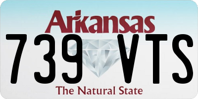 AR license plate 739VTS