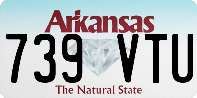 AR license plate 739VTU