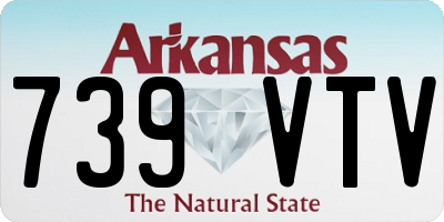 AR license plate 739VTV