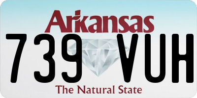 AR license plate 739VUH
