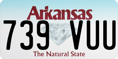 AR license plate 739VUU