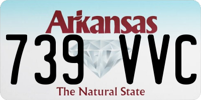 AR license plate 739VVC