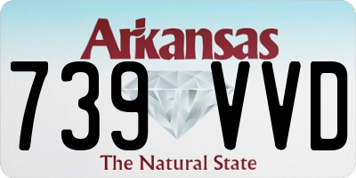 AR license plate 739VVD
