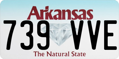 AR license plate 739VVE