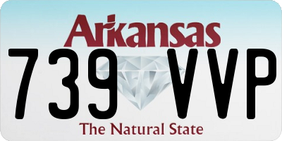AR license plate 739VVP