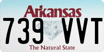 AR license plate 739VVT