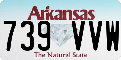 AR license plate 739VVW