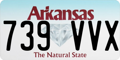 AR license plate 739VVX