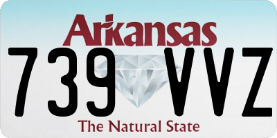 AR license plate 739VVZ