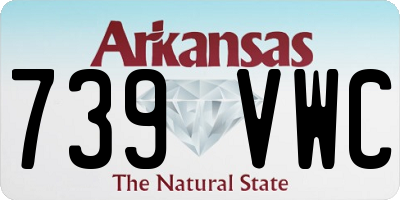 AR license plate 739VWC
