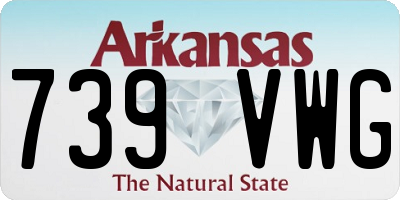 AR license plate 739VWG