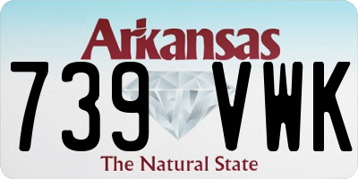 AR license plate 739VWK