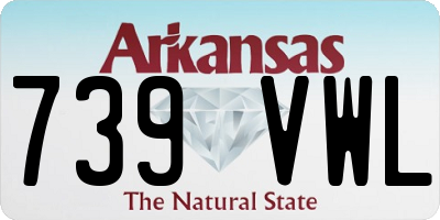 AR license plate 739VWL