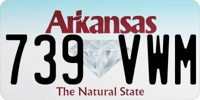 AR license plate 739VWM