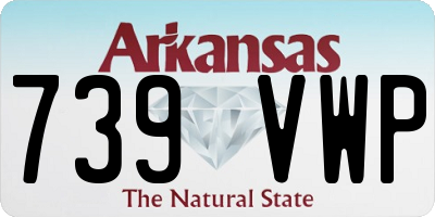 AR license plate 739VWP