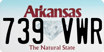 AR license plate 739VWR