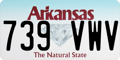 AR license plate 739VWV