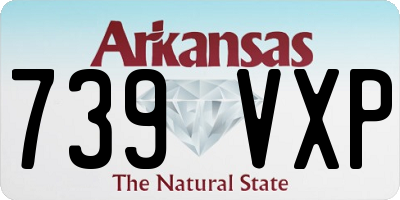 AR license plate 739VXP