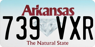 AR license plate 739VXR