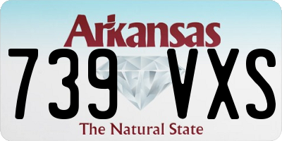 AR license plate 739VXS