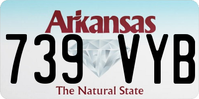 AR license plate 739VYB