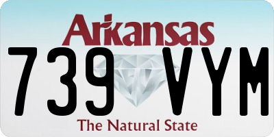 AR license plate 739VYM