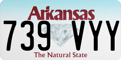 AR license plate 739VYY