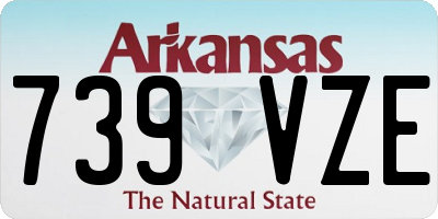 AR license plate 739VZE