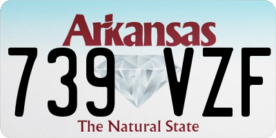 AR license plate 739VZF
