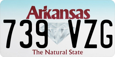 AR license plate 739VZG