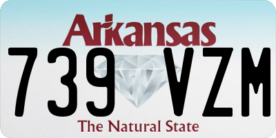 AR license plate 739VZM