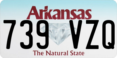 AR license plate 739VZQ