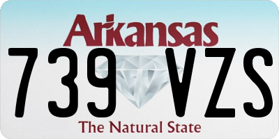 AR license plate 739VZS