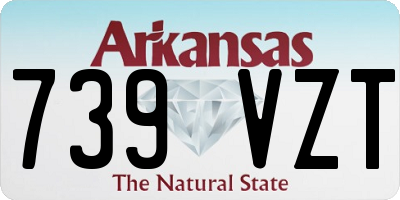 AR license plate 739VZT