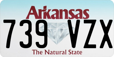 AR license plate 739VZX