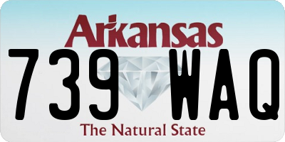 AR license plate 739WAQ