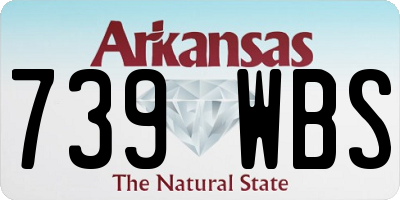 AR license plate 739WBS