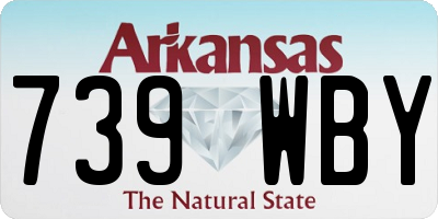 AR license plate 739WBY