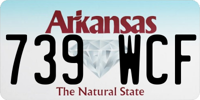 AR license plate 739WCF
